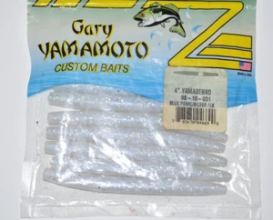 gary yamamoto senko 4" yamasenko 10 pr pk 9s-10-031 blue pearl silver flake - Picture 1 of 3