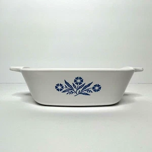 MERCE IN CORNING vintage piatto casseruola fiordaliso blu 1-3/4 tazza P-41-B Petite Pan - Foto 1 di 4