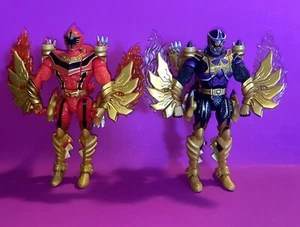 Bandai 2005 Dragon Knight Wolf Dark ￼Fury Power Ranger Mystic Force Figuren Rot - Bild 1 von 6