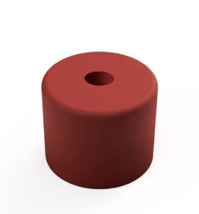 Single Round Pen Holder Red - Picture 1 of 3