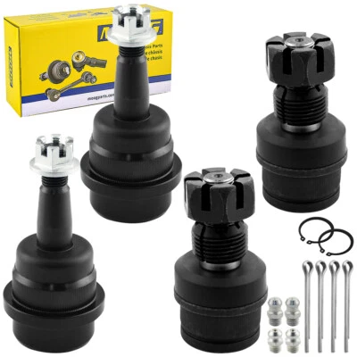 MOOG Front Upper & Lower Ball Joints Kit Set of 4 For Jeep Cherokee Wrangler TJ Foto 1 de 4