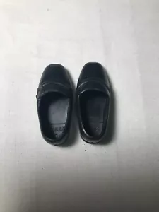 Vintage Ken Doll Black Shoes Made In Korea - Picture 1 of 3