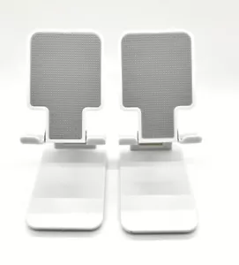 Folding Universal Tablet Stand Cell Phone iPad iPhone Desktop Holder 2PK - Picture 1 of 24