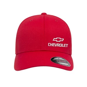 Chevrolet Side Logo Embroidered Flexfit Hat Flat and Curved - Picture 1 of 13