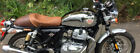 Tan Pure Leather Seat Fit For Royal Enfield Interceptor 650cc Continental GT