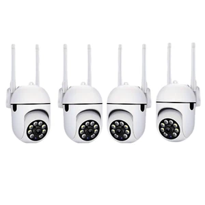 5GHz 1080p FUNK WLAN WIFI IP NETZWERK - 4er Set - ÜBERWACHUNGSKAMERA - DEHändler - Bild 1 von 3