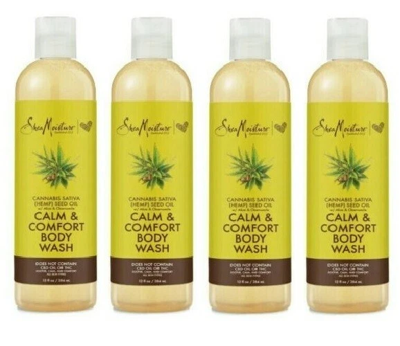4 Pack- Shea Moisture Calm & Comfort Body Wash with Aloe & Chamomile, 13 oz - Image 1 of 1