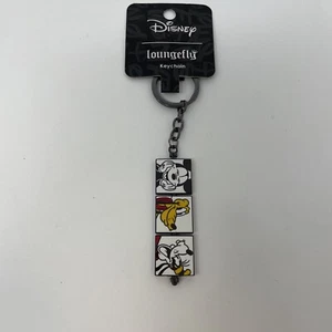 Disney Loungefly Sensational 6 Character box 2.5” Enamel Keychain New - Picture 1 of 12