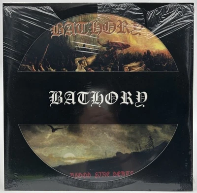 Bathory "Blood Fire Death" LP 2014 Picture Disc Black Mark Production BMPD6664 — 第 1/4 张图片