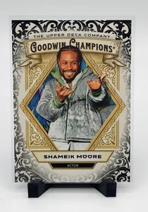 2025 UD Goodwin Champions Shameik Moore #18 Actor Glossy Black - Picture 1 of 2