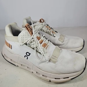 On Cloudnova 2 White Mens Running Casual Athletic Shoes Size 10 - Picture 1 of 9