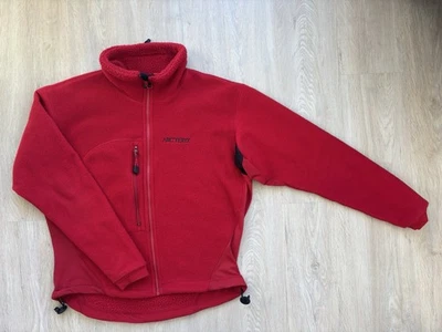 Arc'teryx polartec delta флис полный молнии Куртка Пальто женщин sz средний красный логотип - Изображение 1 из 4