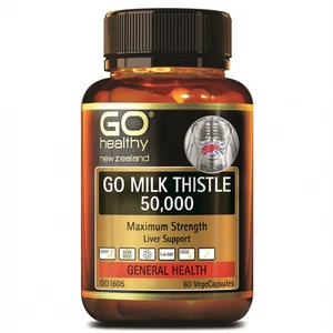 Go Healthy GO soporte hepático cardo mariano 60 VegeCaps - Imagen 1 de 1
