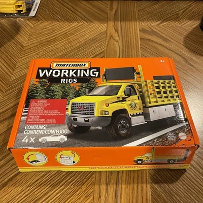 MATCHBOX REAL WORKING RIGS 4PC ULTIMATE TRUCK SET HCC07 IN COLLECTOR PACKAGING - Image 1 of 3