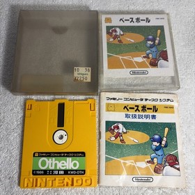 Famicom Disk BASEBALL & Othello Game Nintendo US Seller Japan Import