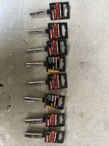 NEW GearWrench 1/4” 12pt. Metric Deep Socket 8pc. 5.5mm - 12mm Size & PN In Desc - Picture 1 of 3