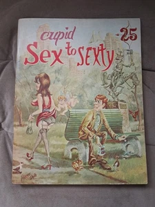 Vintage Cupid SEX TO SEXTY MAGAZINE SRI PUBLISHING Adult 1969 Cartoon Strip #25 - Picture 1 of 1