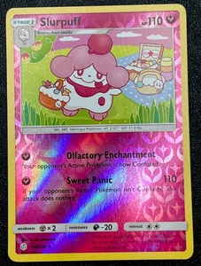 Slurpuff 154/236 NM Reverse Holo Rare Cute Picnic Art Discontinued Fairy Pokemon - Picture 1 of 1