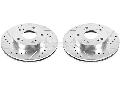PowerStop for 02-06 Acura RSX Front Evolution Drilled & Slotted Rotors - Pair - Image 1 of 4
