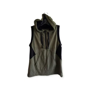 Xersion ärmelloses Hoodie Shirt Herren M grün mit schwarz - Bild 1 von 6