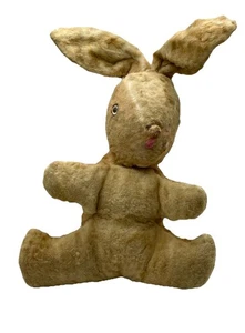 Vintage 11 Zoll Plüschtier Stofftier Hase Kaninchen Dekor Musical (funktioniert nicht) 1960er - Bild 1 von 10