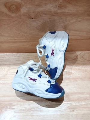 ❓️Reebok Question Mid Allen Iverson OG PS QS Blue GY8824 (Size 6C Toddler) - Image 1 of 4