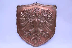 Handgefertigtes Kupferrelief 28x25cm Livio Costa - Adler Wappen - Kunsthandwerk - Bild 1 von 5