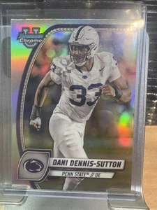 Dani Dennis-Sutton 2024 Bowman cromo U plata refractor Penn State - Imagen 1 de 1