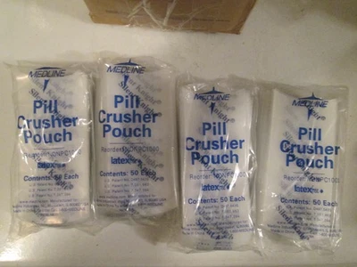 400 Medline Pill Crusher Pouches Latex free NEW Free Shipping - Image 1 of 3