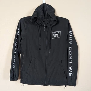 Chaqueta cortavientos Why Don't We para mujer talla XS Boyband con capucha ligera cremallera - Imagen 1 de 11