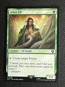 Arbor Elf 232 MTG LOTR Commander Tales of Middle Earth, Regular - Picture 1 of 2