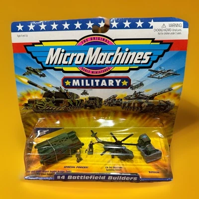 Micro Machines Military #4 Battlefield Builders Vehicles 1998 Galoob Vintage NEW - Image 1 of 4