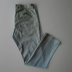 Pantalones de carpintero Taylor Stitch 36 verde ropa de calle ropa de trabajo pesada Nueva York - Imagen 1 de 9