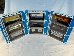 Marklin HO European Tank Cars Nine Car Assortment #62 New in Box! - Picture 1 of 5
