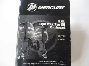 Mercury 90-8m0122849 Manual 3.0l OptiMax 2018 200/225/250 HP S/N 1B973744 & up - Picture 1 of 3