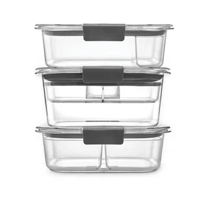 Rubbermaid Brilliance Food Storage Containers, 12 Piece Sandwich and Salad - Picture 1 of 3