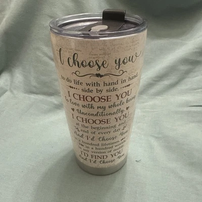 Inspirational Travel Tumbler with Quote You and Me We Got This Stainless Steel - Image 1 of 4