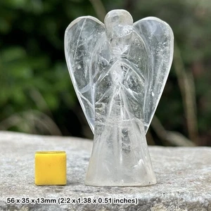 Quartz rock crystal angel, spiritual healing crystal mineral, genuine - Picture 1 of 1
