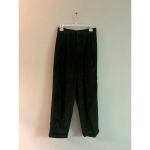 Vintage Eddie Bauer grüne Cordhose mit hohem Bund | Größe 8 - Bild 1 von 5