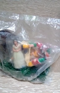 Vintage Plastic Snow White And The Seven Dwarfs Cake Topper Happy Birthday Sign - Picture 1 of 11