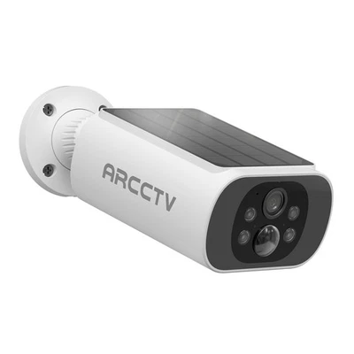 ARCCTV 4MP 100%Wire-Free Solar Security Camera,Outdoor Full Color Night Vision - Image 1 of 4
