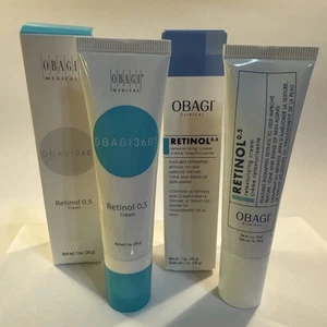 2 x OBAGI ❤️ 360 Retinol 0.5 Cream 1 oz each Sealed! RETAIL $75 EACH - Picture 1 of 2