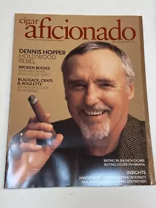 Cigar Aficionado Magazine Feb 2 2001 Dennis Hopper Havana James Cramer Blackjack - Picture 1 of 1