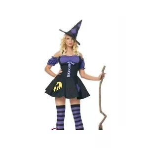 Costume Carnevale Donna Strega Witch Halloween Adulto - Foto 1 di 1