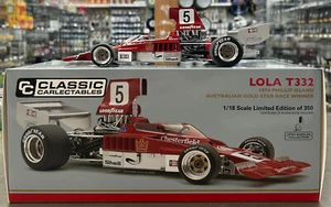 371434 1974 AUS GOLD STAR RACE WINNER #5 KEVIN BARTLETT LOLA T332 1:18 MODEL CAR - Picture 1 of 12