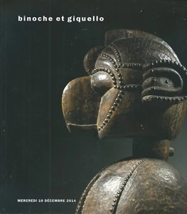 BINOCHE AFRICAN PRE-COLOMBIAN ANTIQUITIES MASK ART Catalog 2014 - Imagen 1 de 1