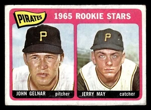 1965 Topps PIRATES ROOKIE STARS #143 FR John Gelnar/Jerry May Pittsburgh Pirates - Picture 1 of 2