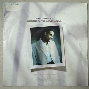 MAXI PRIEST - GOODBYE TO LOVE AGAIN - TENP238 UK [VINYL 7"] *LTD POSTER SLEEVE* - Imagen 1 de 2