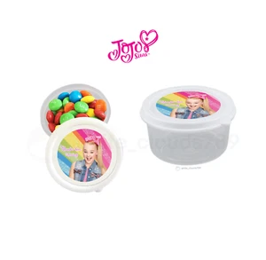 10 JoJo Siwa Party Favor Small Candy Containers 2.3 oz Fillable Gift Treat - Picture 1 of 1