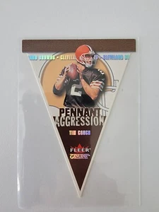 TIM COUCH 2001 01 FLEER GENUINE PENNANT AGGRESSION #10PA BROWNS - Picture 1 of 2
